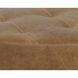 Nilda 16 inch Camel Leather Ottoman